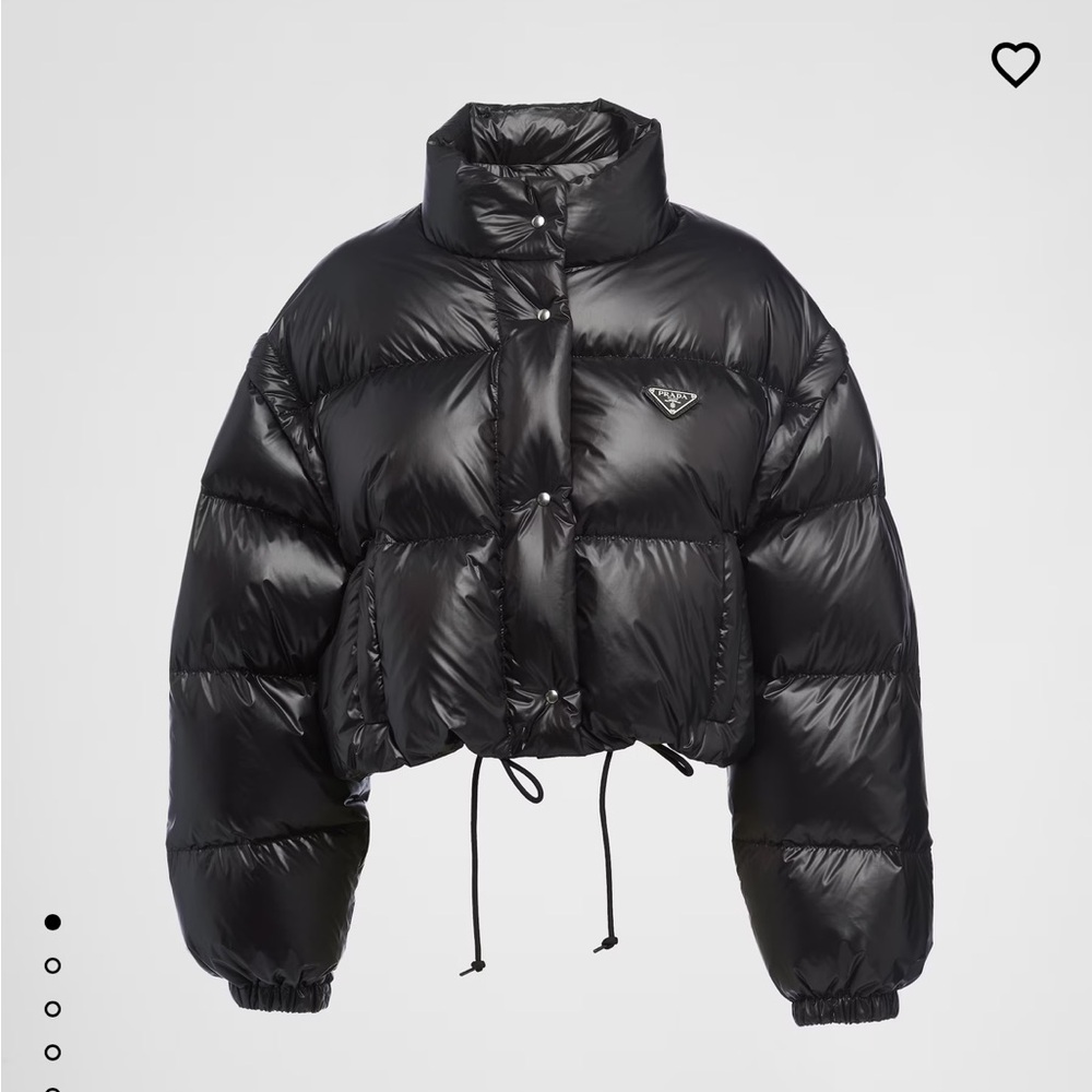 Prada Women's Glossy Black Puffer Jacket